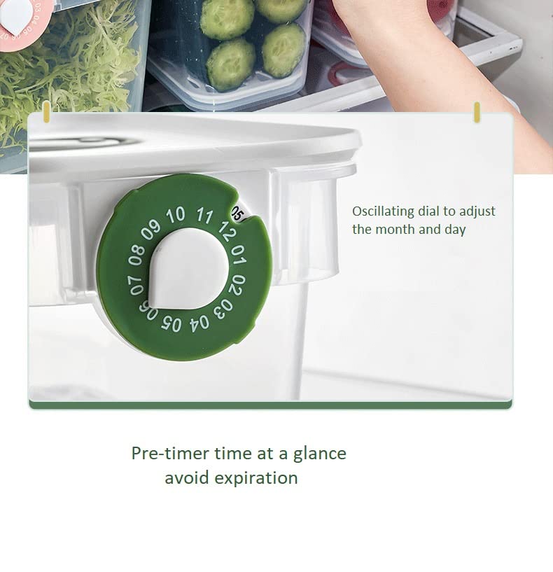 ZAVASIKA ZAVASIKA JapaneseStyle Refrigerator Bin with Drain Board FreshKeeping Box with Lid Stackable Refrigerator Organizer Box Plastic Food Storage Container Small 13 LTR - Image 4