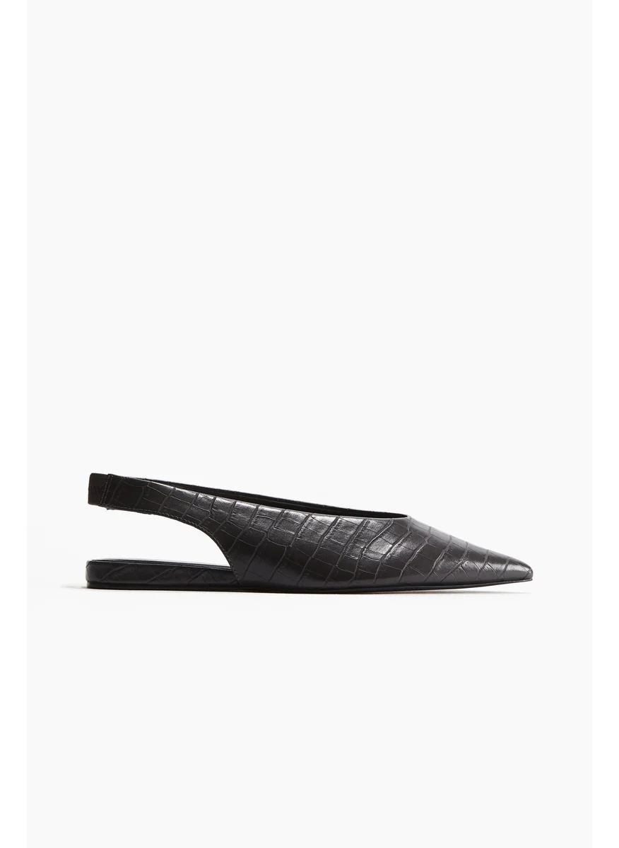 اتش اند ام Patent Slingbacks