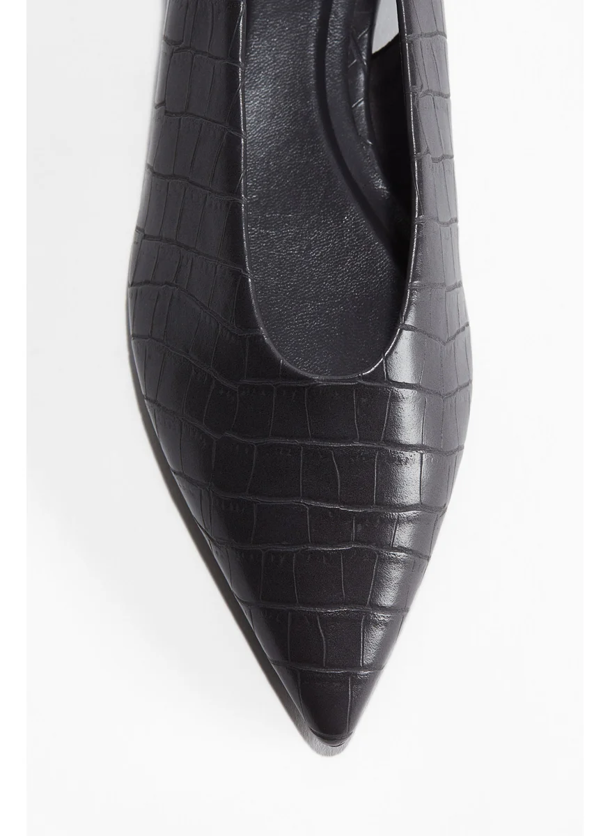 اتش اند ام Patent Slingbacks