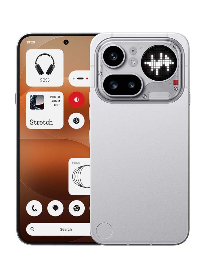 Nothing Phone (4a) Pro Dual SIM 5G Silver 12GB RAM 256GB - Middle East Version - Image 1