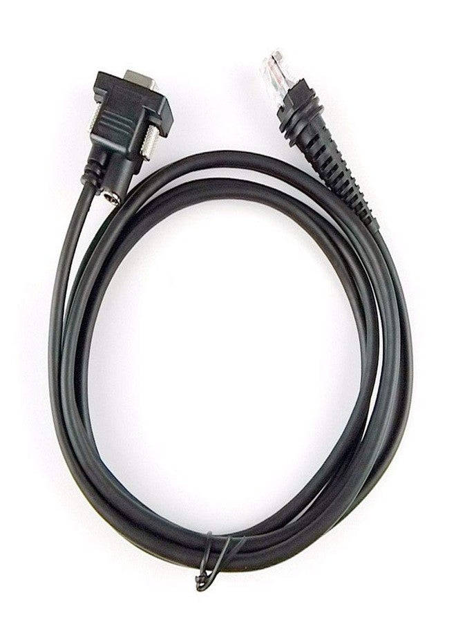 ايزونبينز كابل RS232 لماسح الباركود بطول 3 أمتار (3 أمتار) متوافق مع أجهزة Honeywell HHP 1900g وHyperion 1300g وXenon 1900/1902 وVoyager 1250g/1200g، مزود بمنفذ RJ48 إلى DB9 ومنفذ تيار مستمر. - Image 1