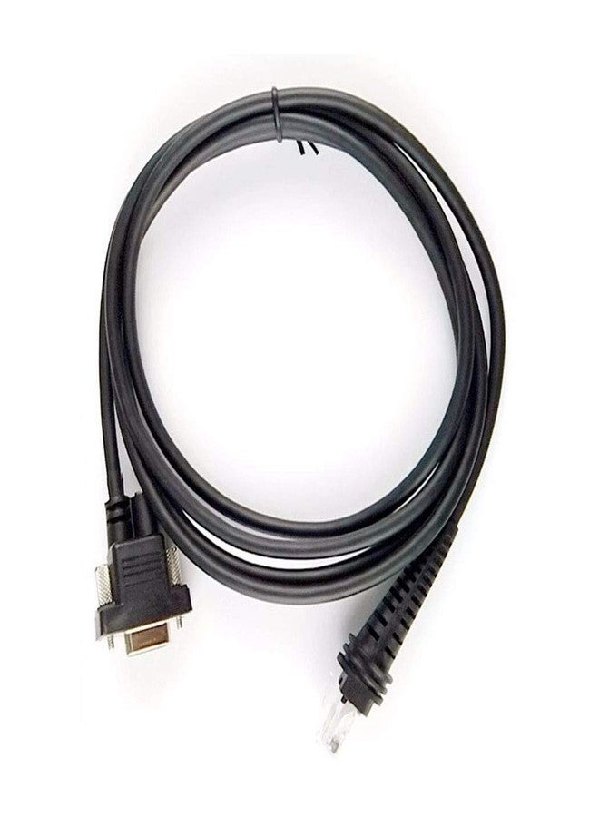 ايزونبينز كابل RS232 لماسح الباركود بطول 3 أمتار (3 أمتار) متوافق مع أجهزة Honeywell HHP 1900g وHyperion 1300g وXenon 1900/1902 وVoyager 1250g/1200g، مزود بمنفذ RJ48 إلى DB9 ومنفذ تيار مستمر. - Image 2