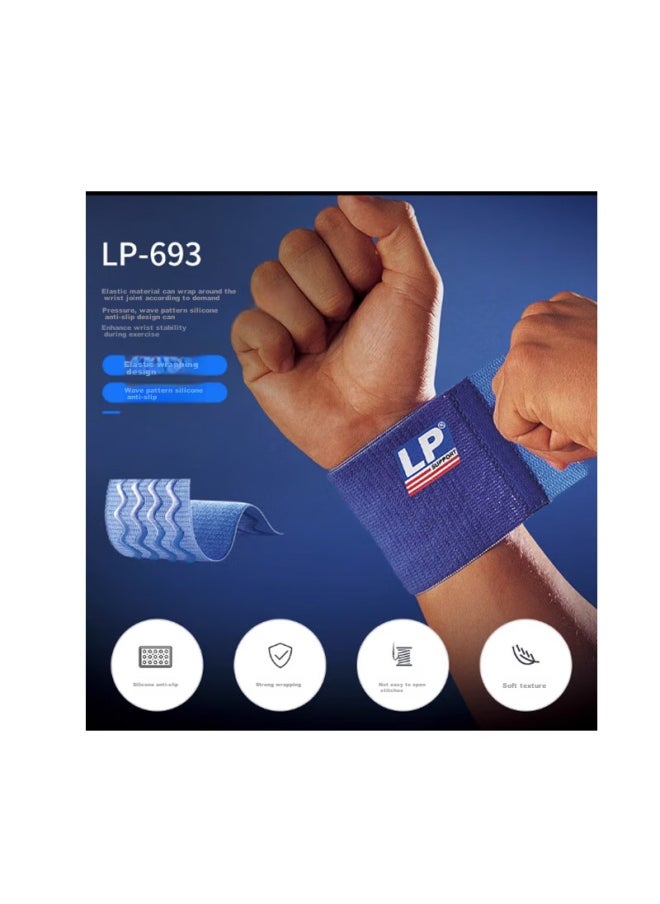 LP Lp693 Elastic Bandage, Tendonitis Wrist Support, Free-winding Silicone, Non-slip, Compression Wrist Brace, Single Piece, One Size Fits All  - Image 2