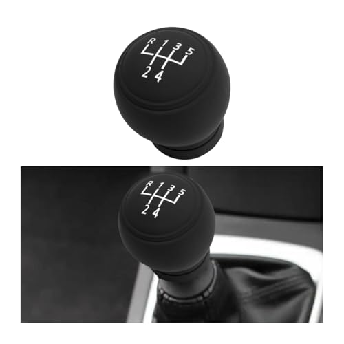 BESULEN Car Gear Shift Knob Cover AntiSlip Silicone Vehicle Knob Gear Stick Protector Automotive Shifter Transmission Protective Cover Universal Interior Accessories for Most Cars 5Speed Left - Image 1