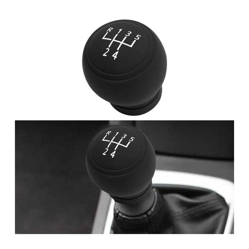 BESULEN Car Gear Shift Knob Cover AntiSlip Silicone Vehicle Knob Gear Stick Protector Automotive Shifter Transmission Protective Cover Universal Interior Accessories for Most Cars 5Speed Left - Image 2