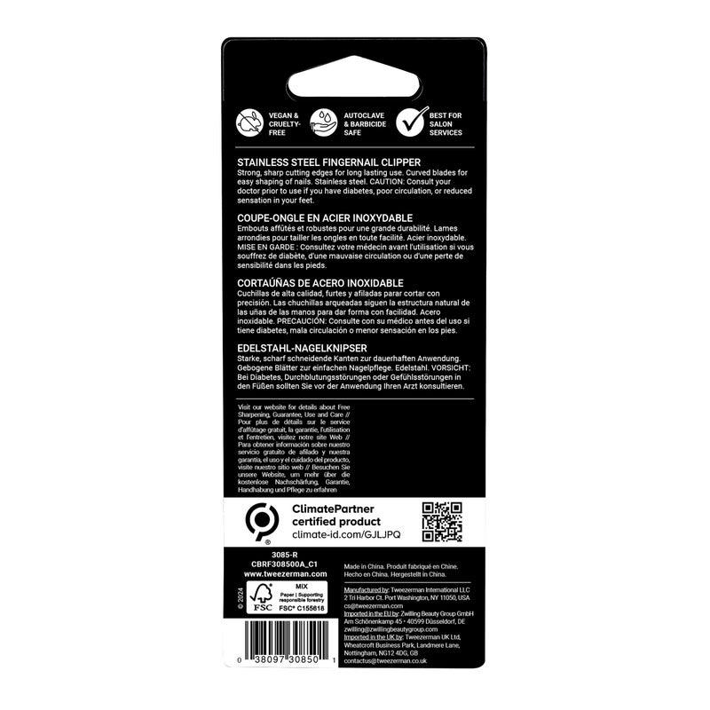 Tweezerman Fingernail Clipper, Stainless Steel - Image 5