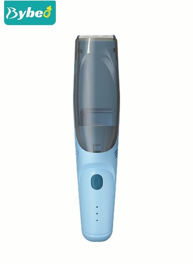 Bybeo - Baby Hair Clipper with Vacuum, Silent Kids Hairs Trimmer Kit with 3 Ceramic Blade Guide Combs, Waterproof & USB Charge for Children Infant Boys Girls - Image 1