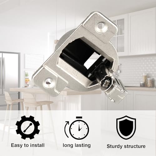 Holdly Replacement for Blum 110 Degree Screw-in Compact 33 Hinge, 8-Pack, Cabinet Door Hinges to Replace Original Blum Cabinet Hinges(Mounting Plate Not Included) - Image 5