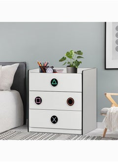 Home Box Gamerz 3-Drawer Dresser 80 x 80 x 40 cm  - Image 1