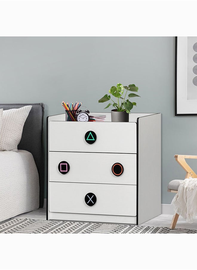 Home Box Gamerz 3-Drawer Dresser 80 x 80 x 40 cm  - Image 1