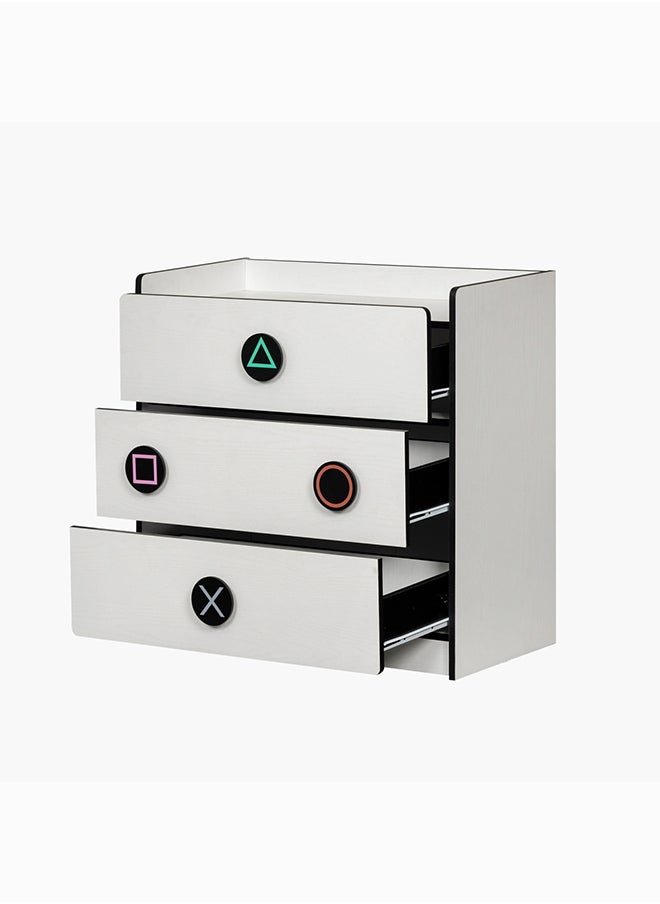 Home Box Gamerz 3-Drawer Dresser 80 x 80 x 40 cm  - Image 4