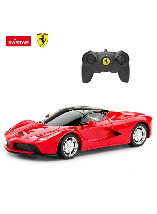 RASTAR 1:24 Scale Ferrari LaFerrari Remote Control Car, Officially Licensed Ferrari RC Toy Car for Kids - Image 1