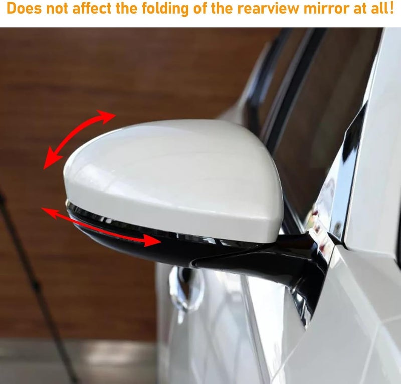 Moonlinks Compatible with Nissan Altima 2019 2020 2021 2022 2023 2024 2025 Right Side Mirror Cover Replacement, Pearl White Exterior Right Passenger Side Door Rear view Mirror Cap Trim Varied available picks - Image 3