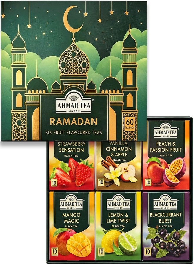Ahmad Tea - Ramadan Gift Box, 60 Teabags, Fruitytea Assorted Black and Green Tea Selection (Fruity) - Image 2