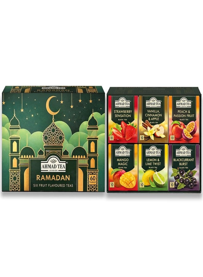Ahmad Tea - Ramadan Gift Box, 60 Teabags, Fruitytea Assorted Black and Green Tea Selection (Fruity) - Image 4