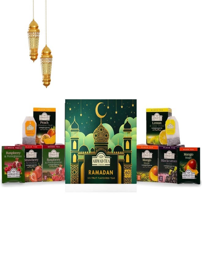 Ahmad Tea - Ramadan Gift Box, 60 Teabags, Fruitytea Assorted Black and Green Tea Selection (Fruity) - Image 3