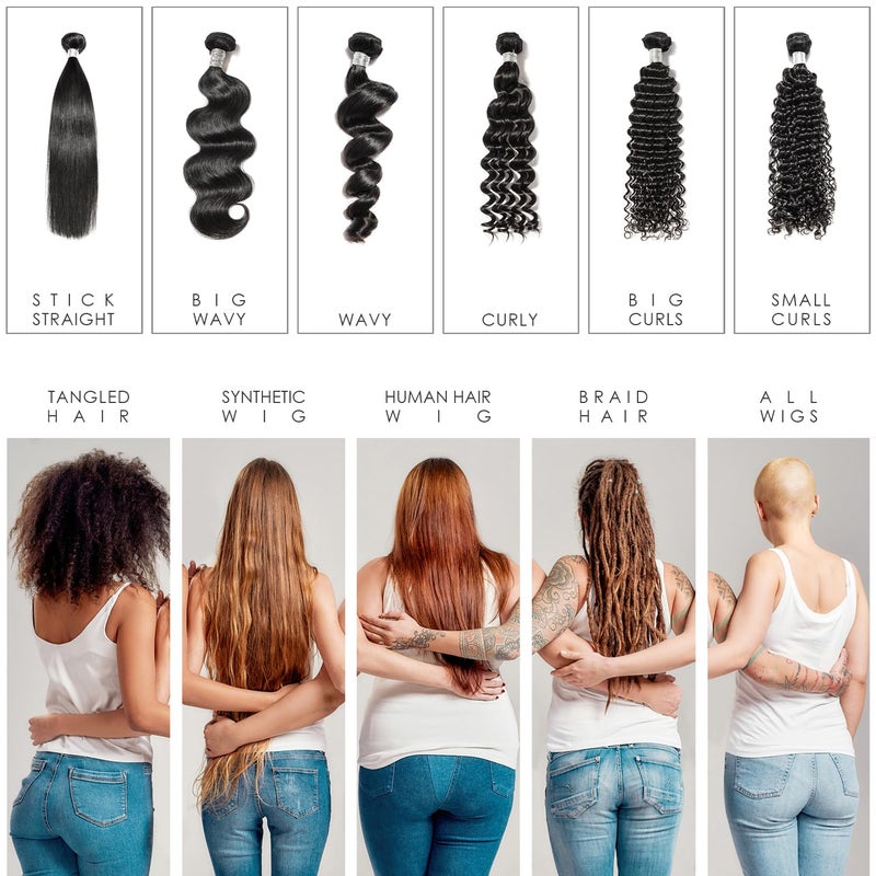 Awesome Human Hair Wig Shampoo, pH5, Wig Care Solution, Adds Body & Volume, Promotes Silkiness and Shine, Detangle Wig & Easy Combing, Provides Freshness Feeling (7 fl oz) - Image 4