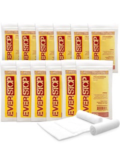 Ever Ready First Aid Ever Ready First Aid EverStop First Aid Blood Stopper Compress Multi-Purpose Wound and Trauma Dressing- 12 Pack 