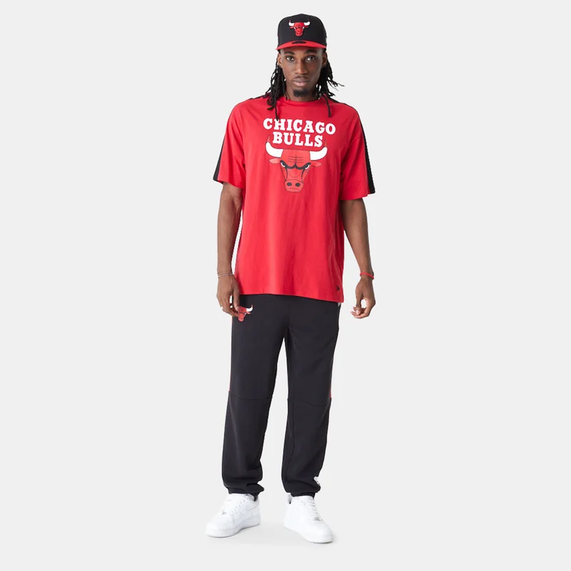 NEW ERA Men's Chicago Bulls NBA Colour-Block T-Shirt