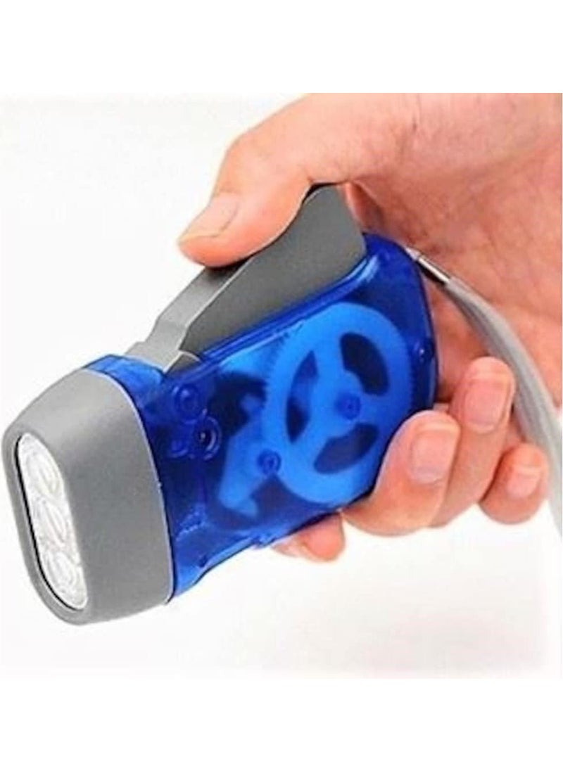 BarkoFix - What's New What's New? 2 Pieces Self-Charging 3-LED Flashlight with Dynamo Without Battery for Earthquake Earthquake Flashlight - Image 1