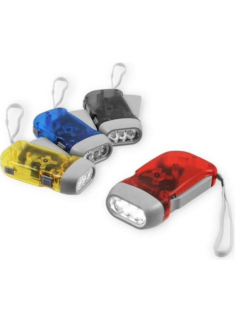 BarkoFix - What's New What's New? 2 Pieces Self-Charging 3-LED Flashlight with Dynamo Without Battery for Earthquake Earthquake Flashlight - Image 1
