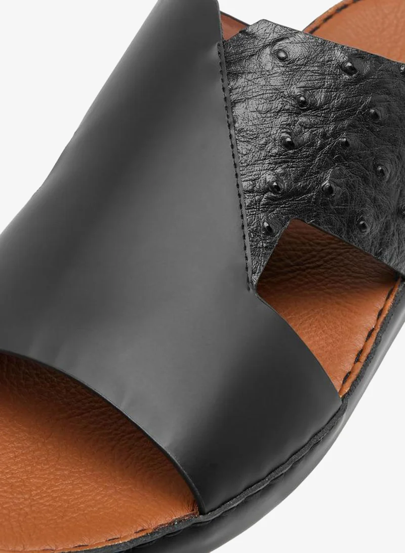 DUCHINI BLACK Men Slip-On Comfort Sandals Ramadan Collection for Men | Best Price UAE