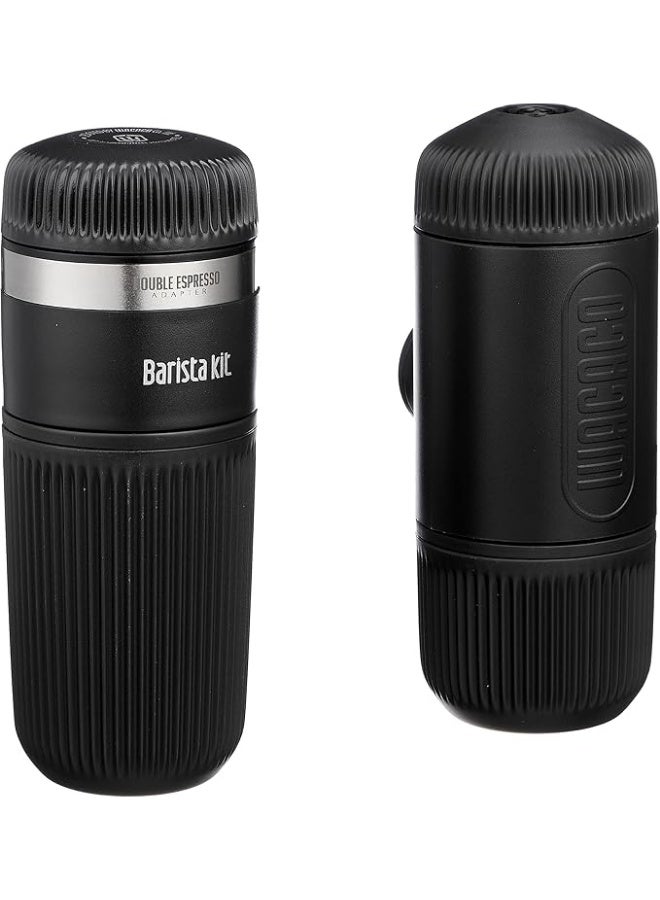 واكاكو ماكينة اسبريسو نانوبريسو مع باريستا كيت من وكاكو - اسود بلاستيك - Image 1