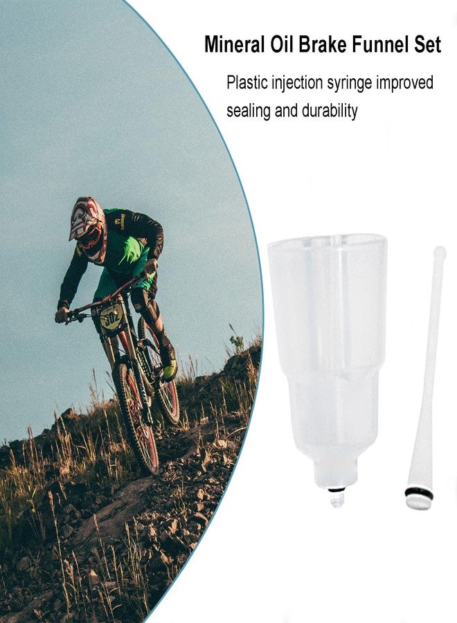 Ragyzity Bleed Kit for Shimano Hydraulic MTB Brakes, Mineral Oil Brake Funnel Set Bike Repair Tool Kit Hydraulic Brake Compact (1) - Image 3