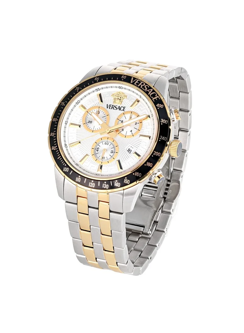 فيرزاتشي Sport Chrono Quartz Silver Dial  Watch