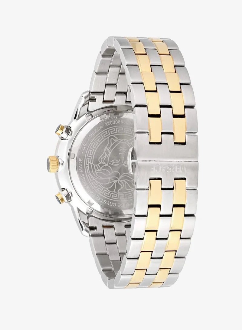 Versace  Sport Chrono Quartz Silver Dial  Watch for Men | Best Price UAE