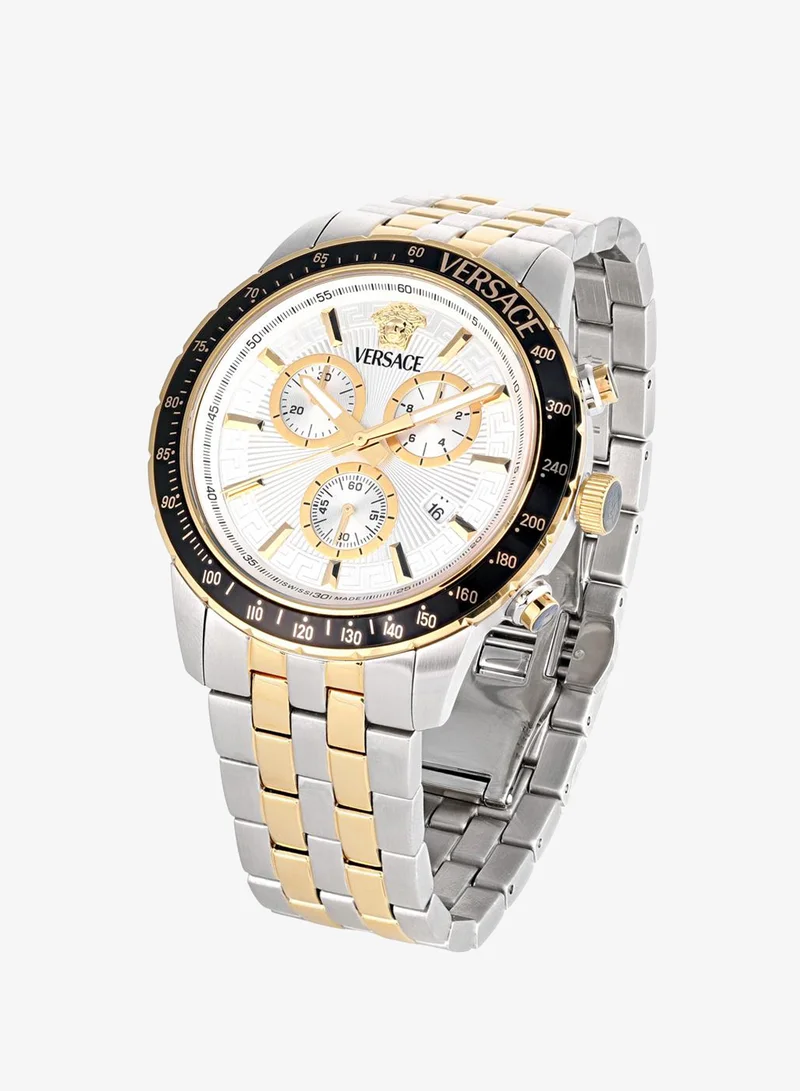 فيرزاتشي Sport Chrono Quartz Silver Dial  Watch