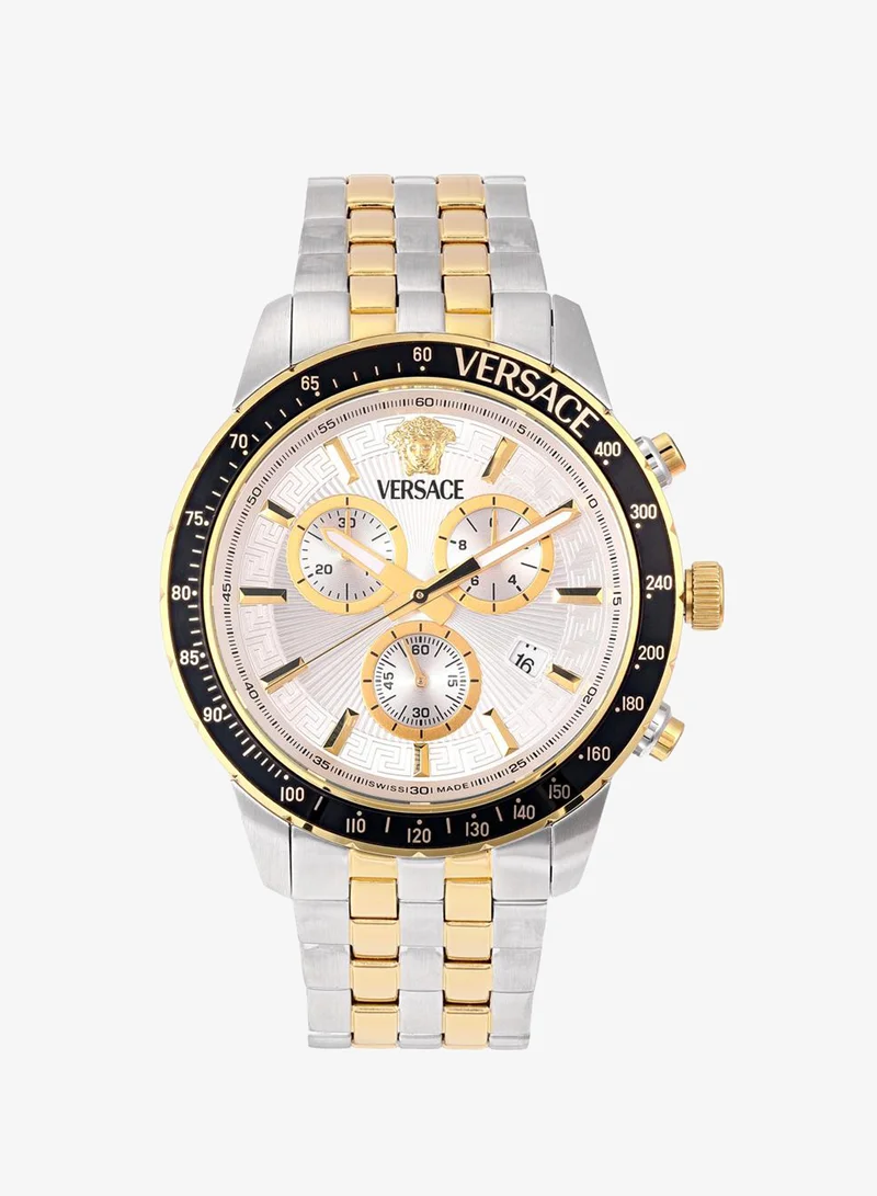 فيرزاتشي Sport Chrono Quartz Silver Dial  Watch