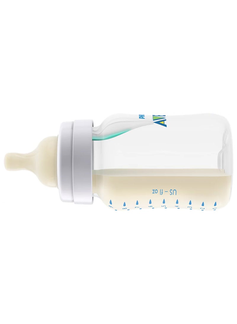 Philips Avent Anti-Colic Baby Feeding Bottle With AirFree Vent For 1M+, 260 ml - Clear - Image 5
