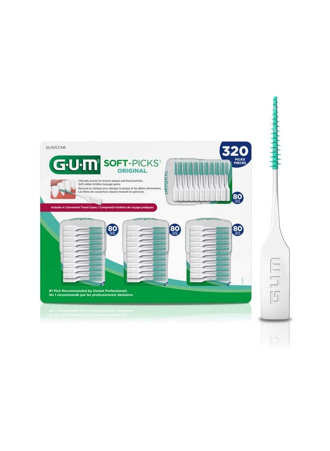 Gum 6324A سوفت بيكس الأصلية لفرش الأسنان 320 قطعة - Image 1