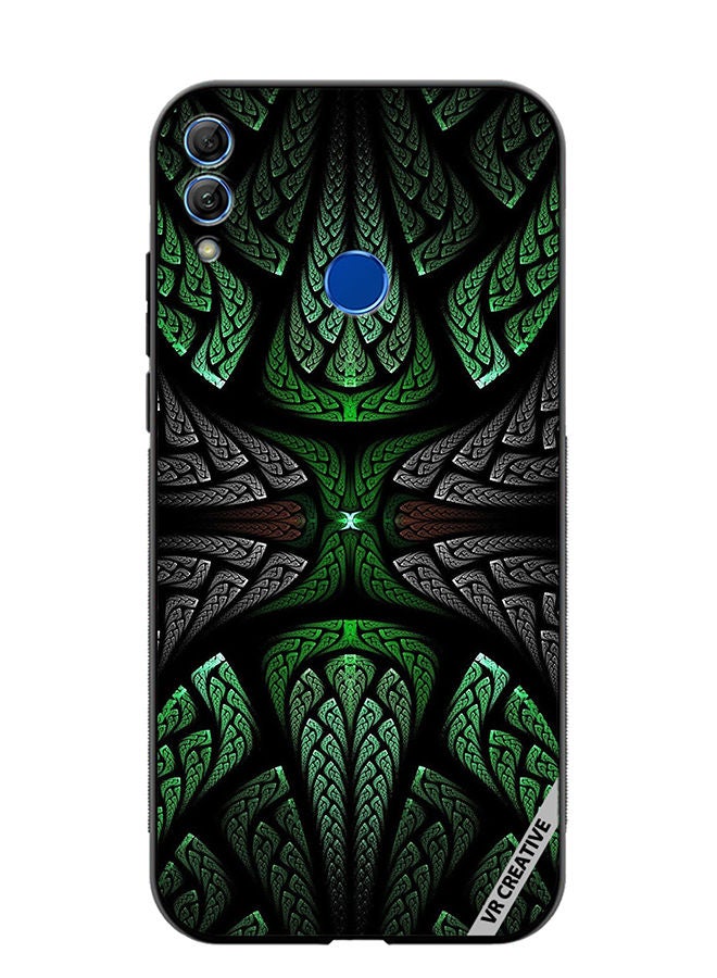 VR CREATIVE Protective Case Cover For Honor 10 Lite Mandala Design Multicolour