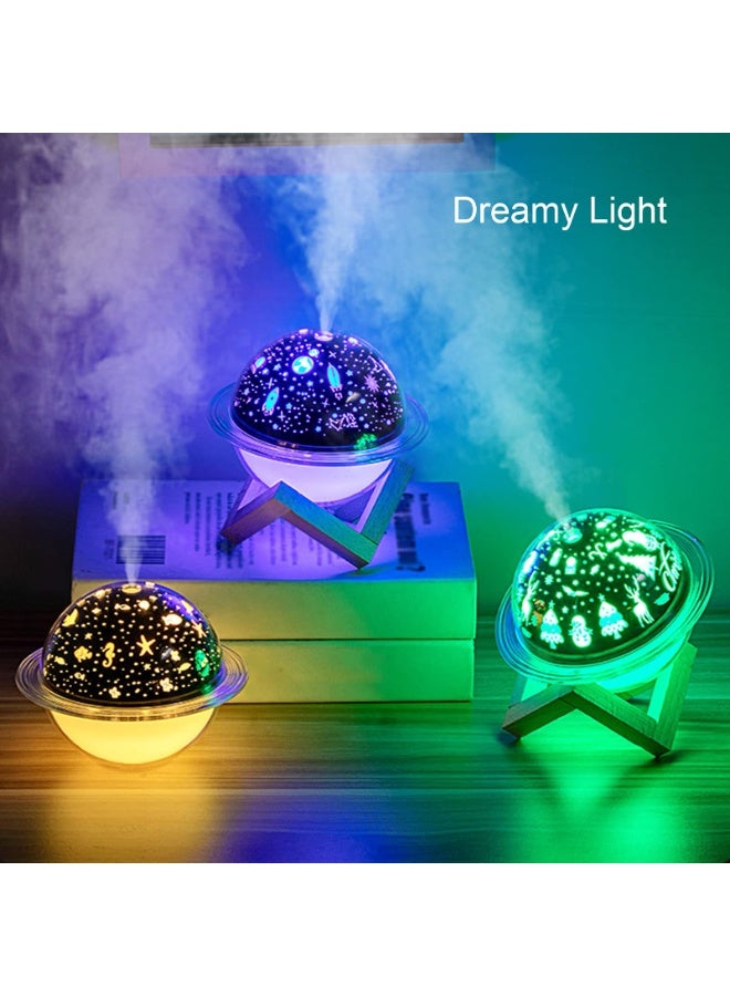 USB Projector Lamp Humidifier Night Light for Desktop Home Bedroom - Image 3