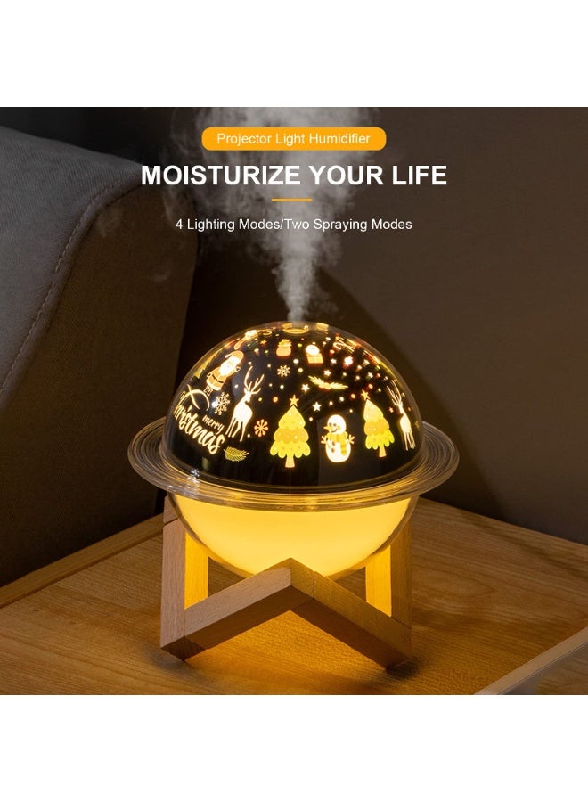 USB Projector Lamp Humidifier Night Light for Desktop Home Bedroom - Image 2