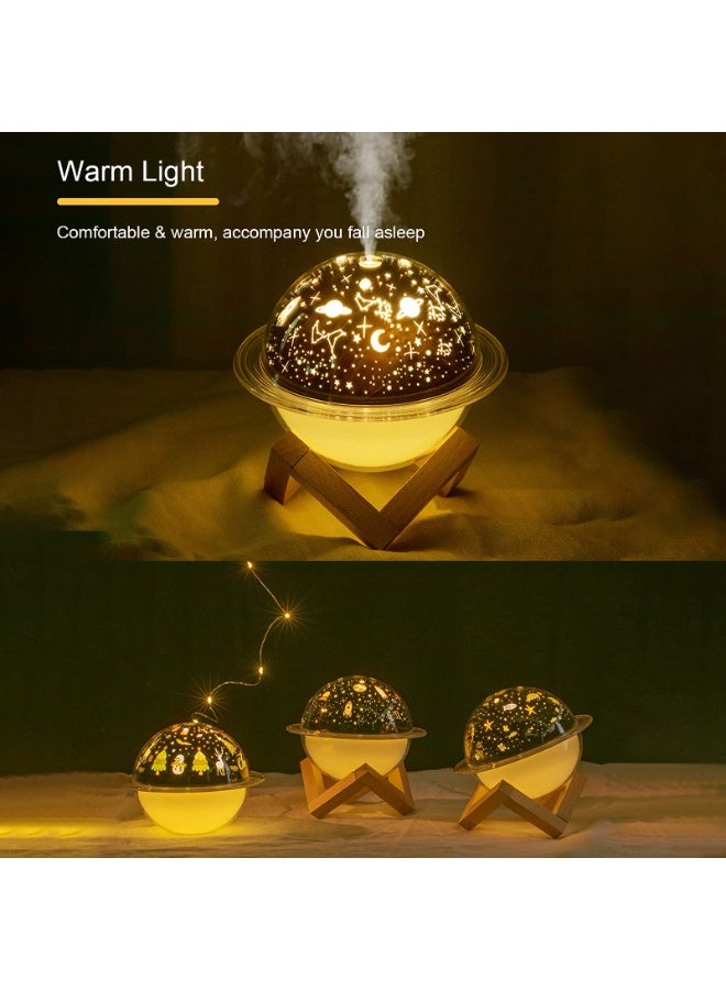 USB Projector Lamp Humidifier Night Light for Desktop Home Bedroom - Image 4