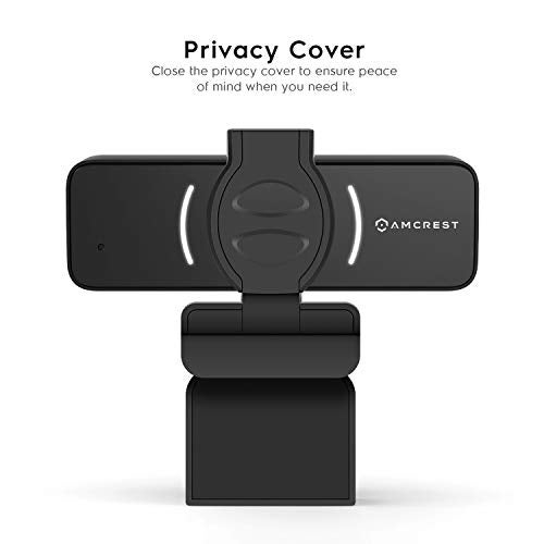 Amcrest 1080P Webcam with Microphone & Privacy Cover, Web Cam USB Camera, Computer HD Streaming Webcam for PC Desktop & Laptop w/Mic, Wide Angle Lens & Large Sensor for Superior Low Light (AWC205) - Image 3