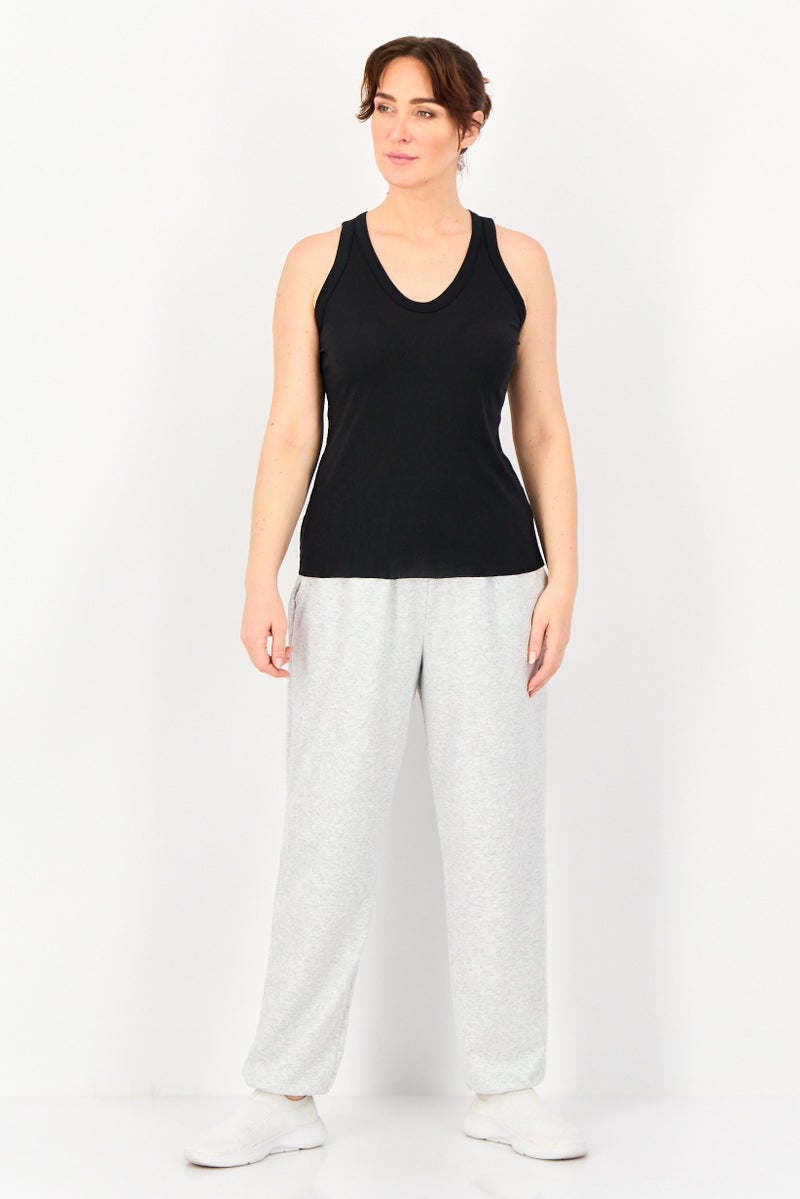 Nike تي شيرت يوجا بلا أكمام للنساء، أسود - Image 4