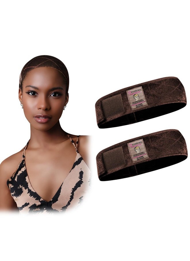Dreamlover Dreamlover Wig Grip Bands, Dark Brown, 2 PCS  - Image 1