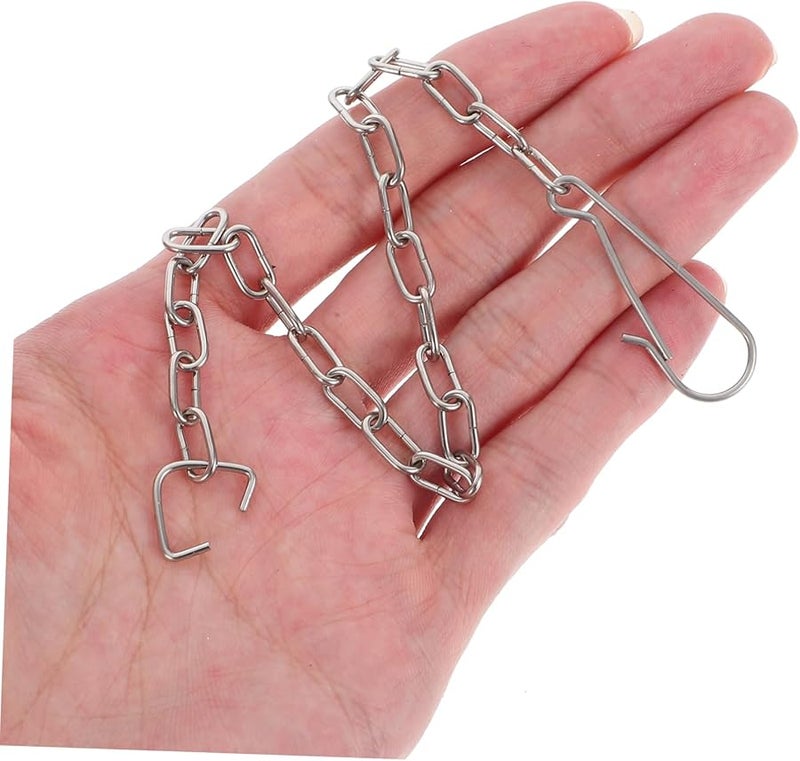 سلسلة تحكم صمام دفق مرحاض من الفولاذ المقاوم للصدأ، 2 قطعة، بديل متين وسهل التركيب - Image 5