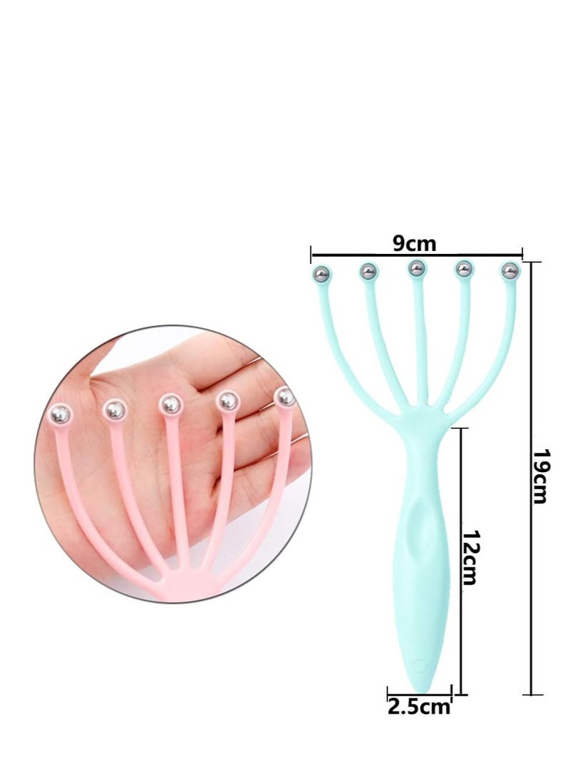 general Head Massager,Protable Handheld SPA Scalp Massage Tool for Deep Relaxation & Stress Reduction Wet and Dry in The Office Home SPA - Image 2