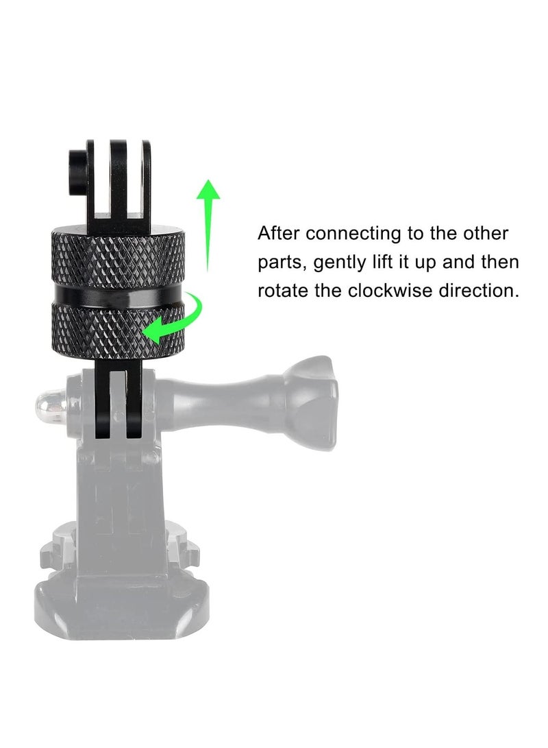 Metal Aluminum Action Camera Mount Adapter for GoPro Hero10/9/8/7/6/5 Series - Image 4