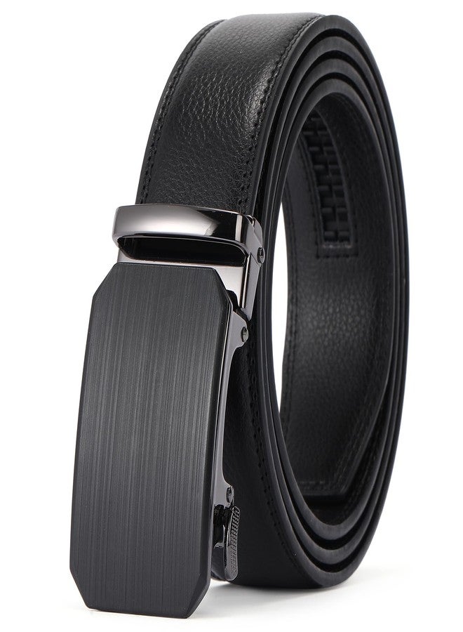 FALAN MULE Mens Belt,Slide Leather Ratchet Belt for Mens Dress Casual,Size Adjustable - Image 1
