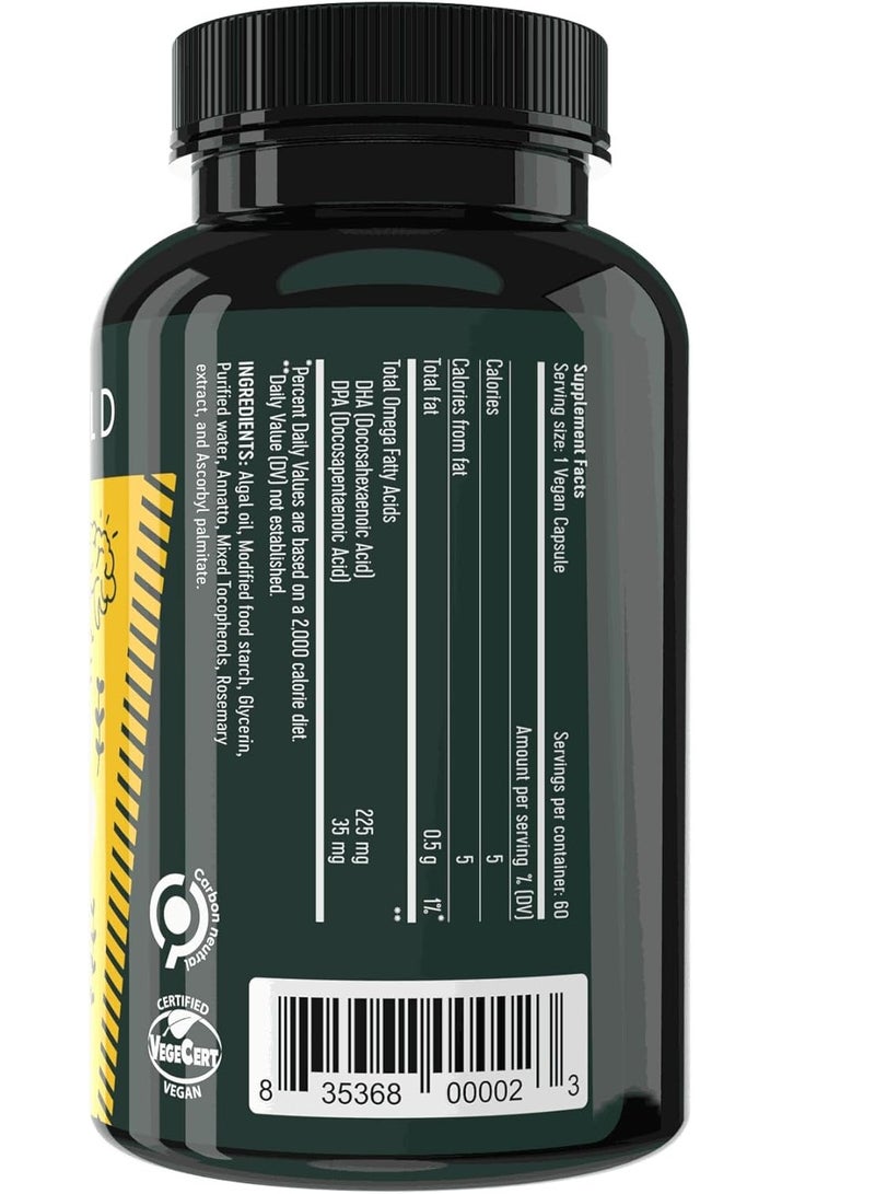 FRESHFIELD Omega 3 DHA Supports Heart, Brain, Joint Health 60 Capsules 2 month supply - Image 2