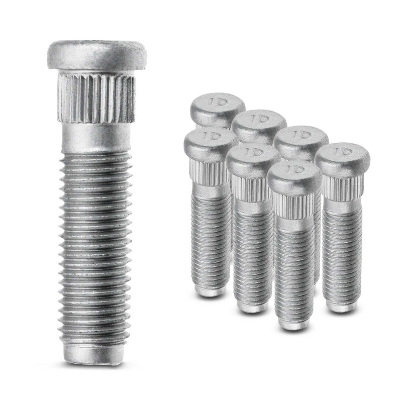 A-Premium A-Premium 8PCS Wheel Studs M12-1.50 & 33mm Long Serrated Lug Studs Compatible with Chevrolet Aveo Aveo5 Beat Spark Pontiac G3 Wave Wave5  - Image 1