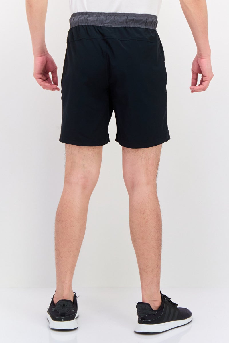 Legend Men Sportswear Fit 7 Inseam Drawstring Training Shorts, Black - Image 3