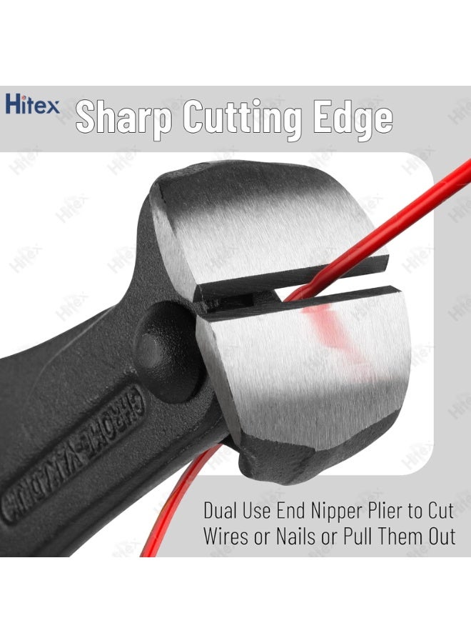 Hitex Giffex End Cutting Plier – Chrome Vanadium Steel | Heavy Duty Nipper Pliers for Cutting Nails, Wires, Guitar Frets & Bolts | Carpenter, Guitar Making, Electrician & Construction Tool (6") - Image 5