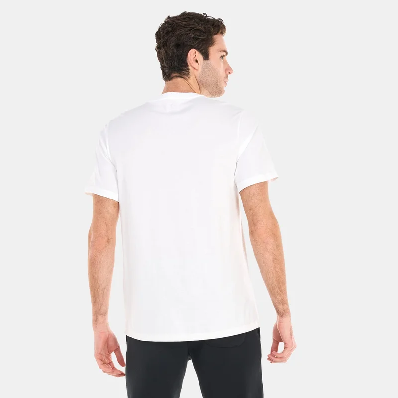 CONVERSE White Go-To Star Chevron Logo T-Shirt for Men | Best Price UAE